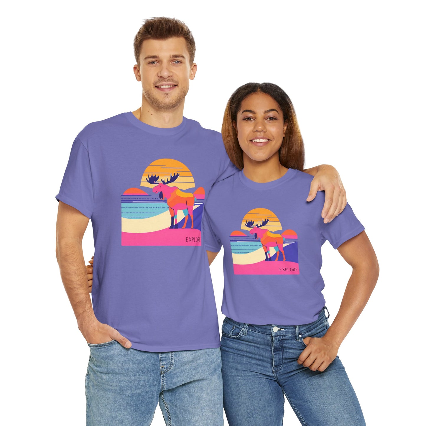 Explore Moose Tee - Adventure Lovers