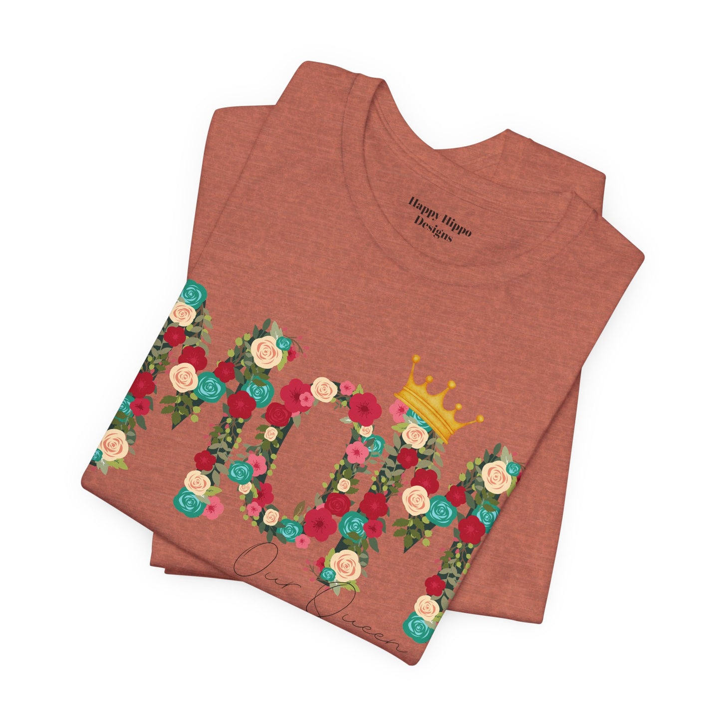 Floral Mom Queen T-Shirt - Mother's Day Gift