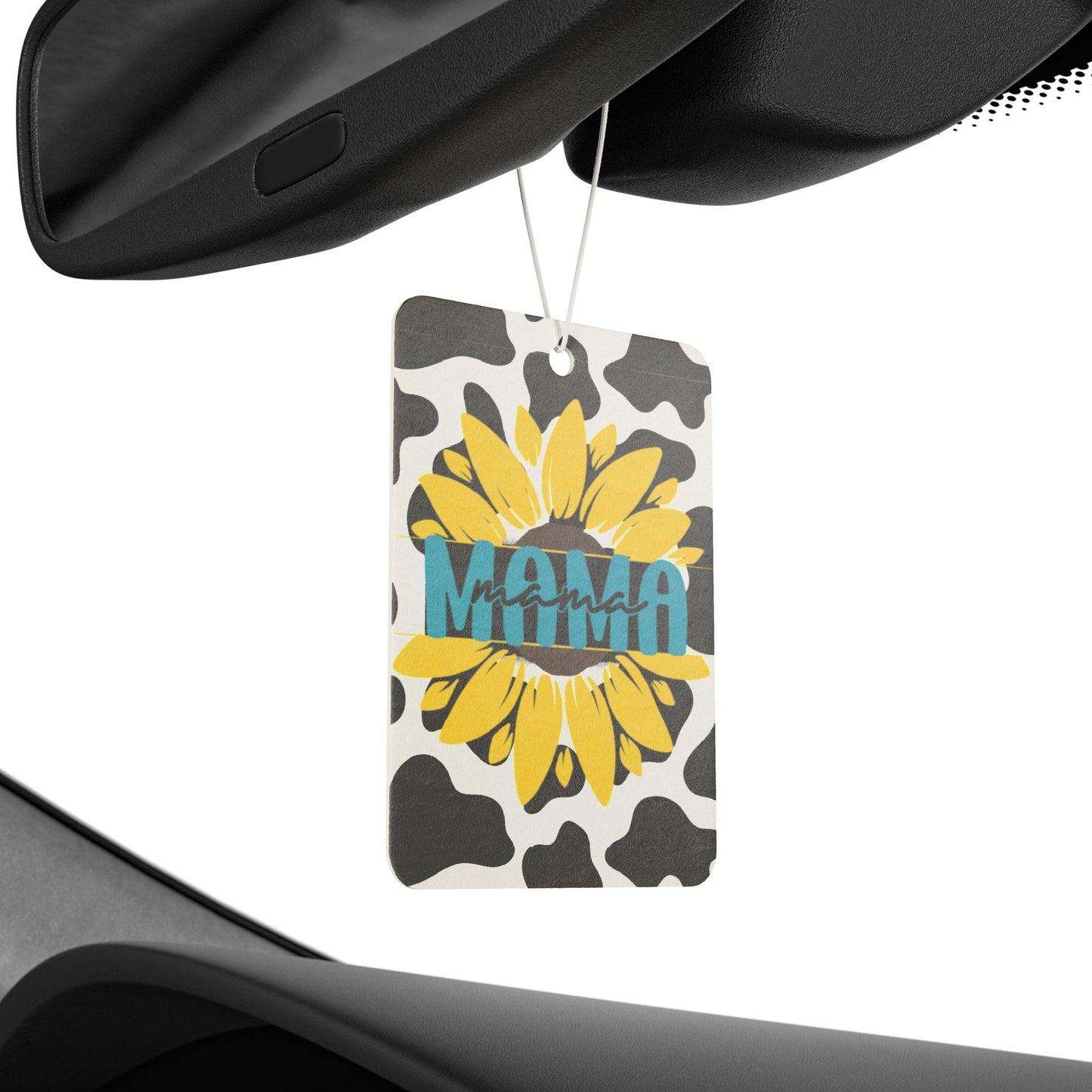 Sunflower Mama Car Air Freshener, Cute Car Decor