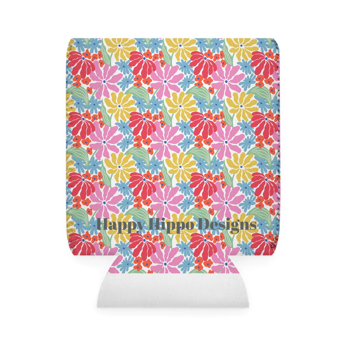 Floral Can Cooler Sleeve