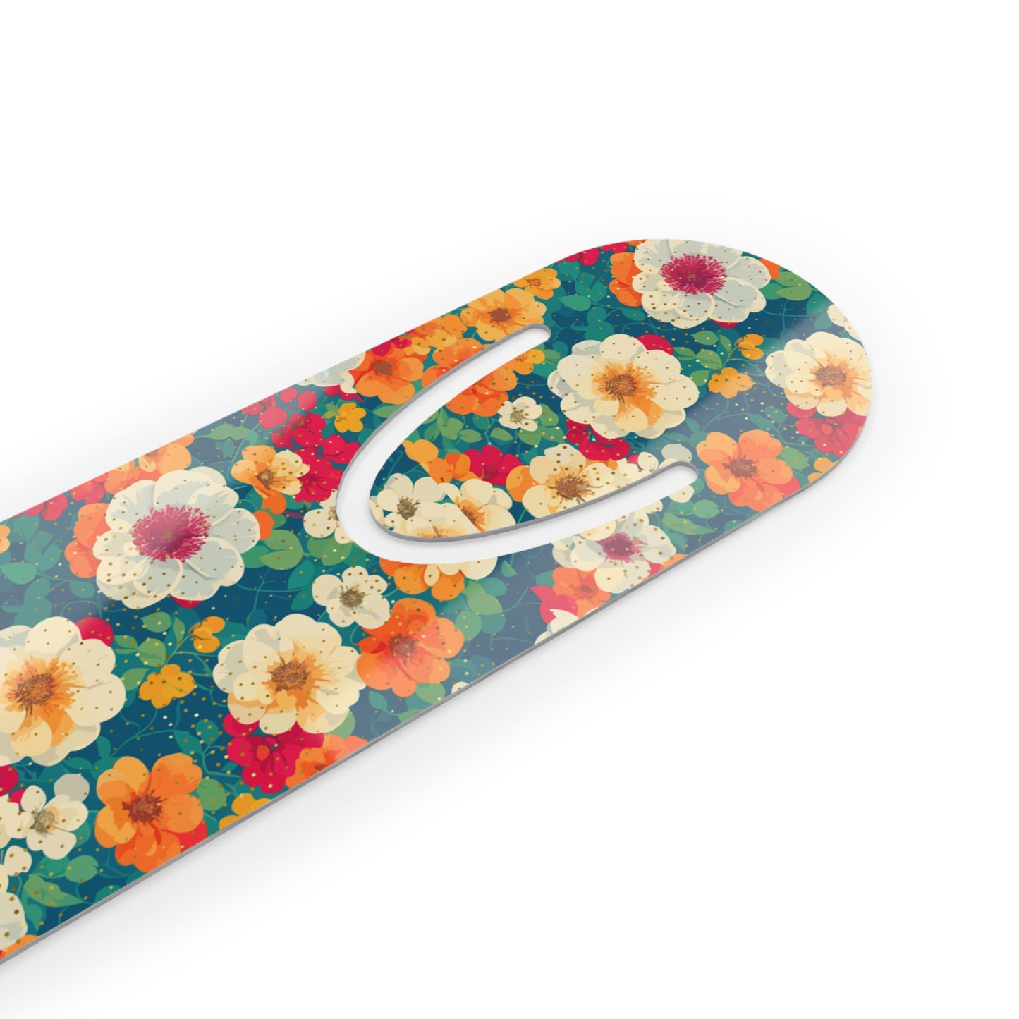 Floral Metal Bookmark