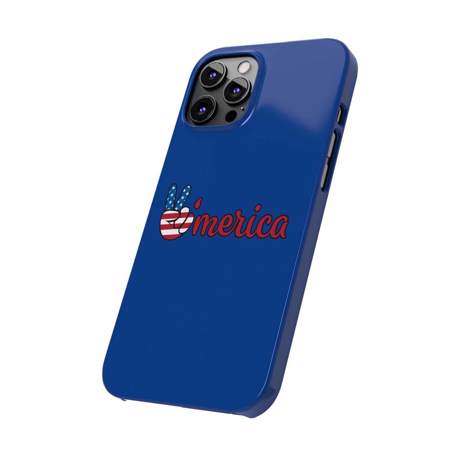 Slim Phone Case - 'Merica Design, Patriotic Phone Cover for Independence Day, 4th of July, USA Pride, Gift for Americans