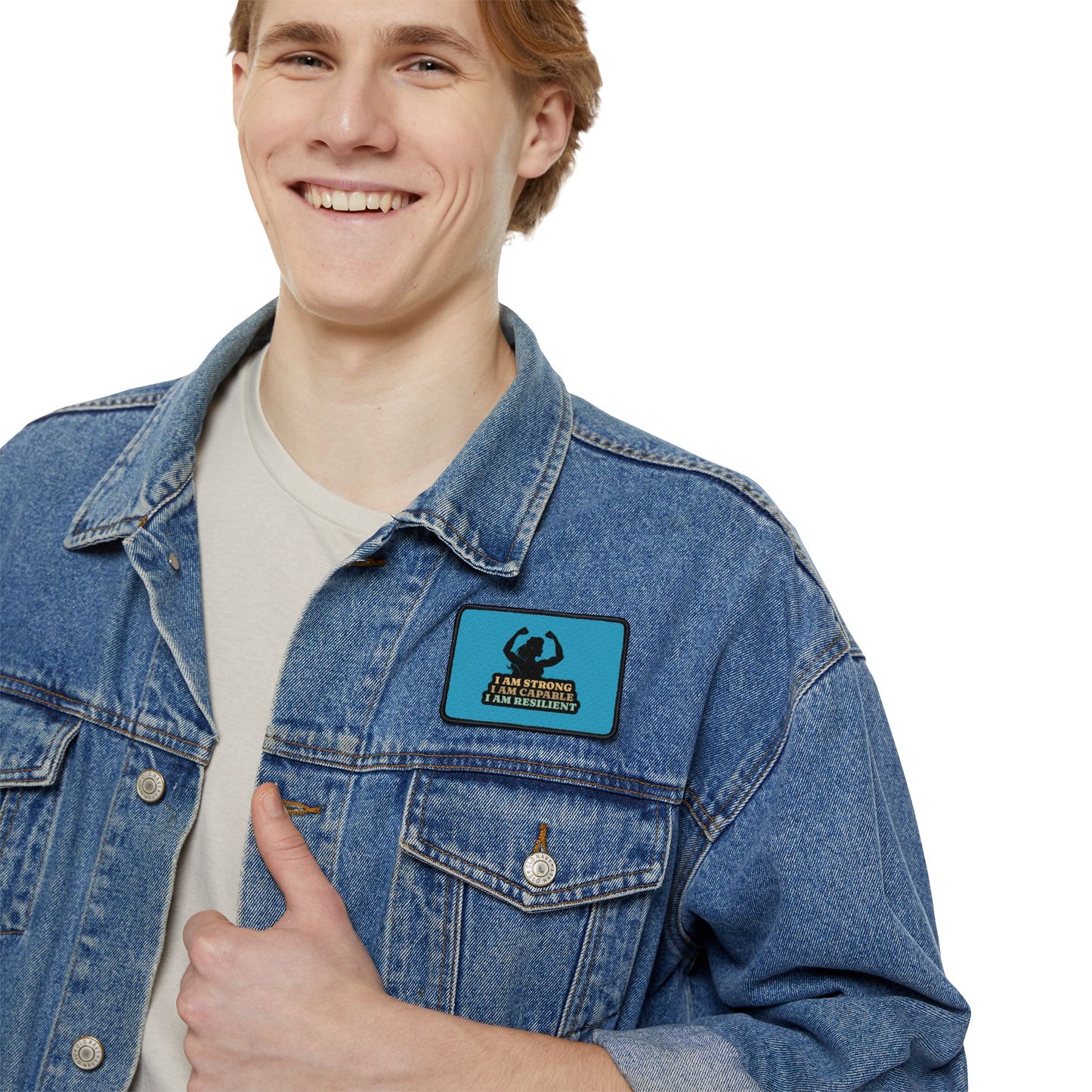 Iron-On Patches - Positive Affirmation, I am Strong