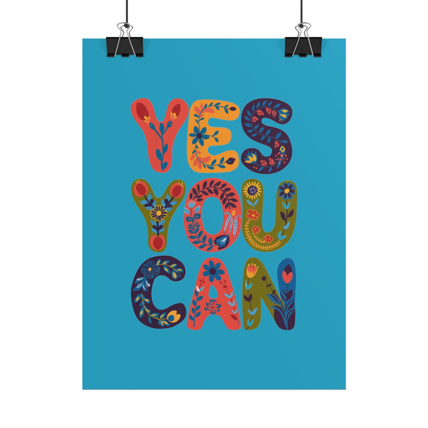 Poster - Yes You Can Inspirational Poster
