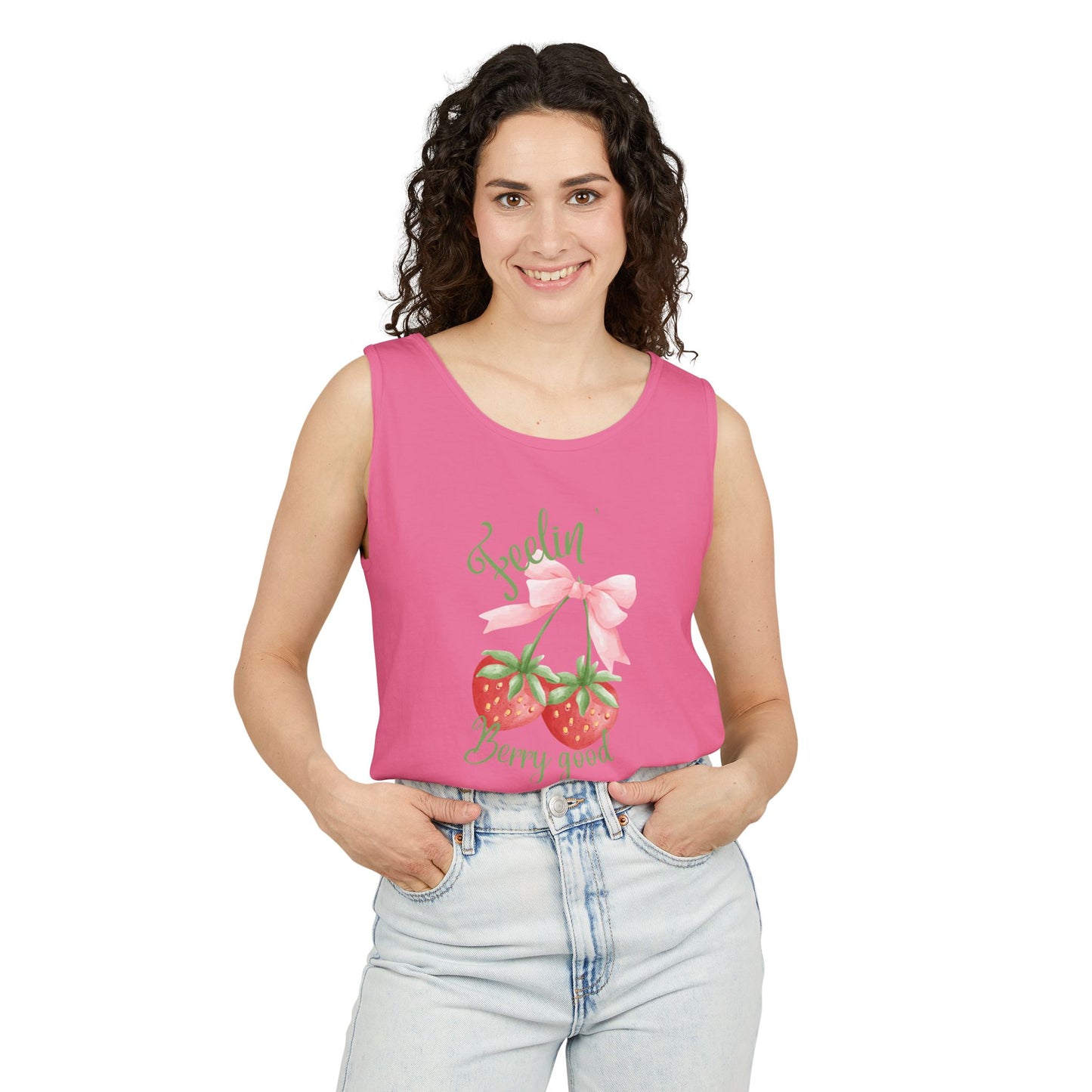 Feelin' Berry Good Unisex Tank Top