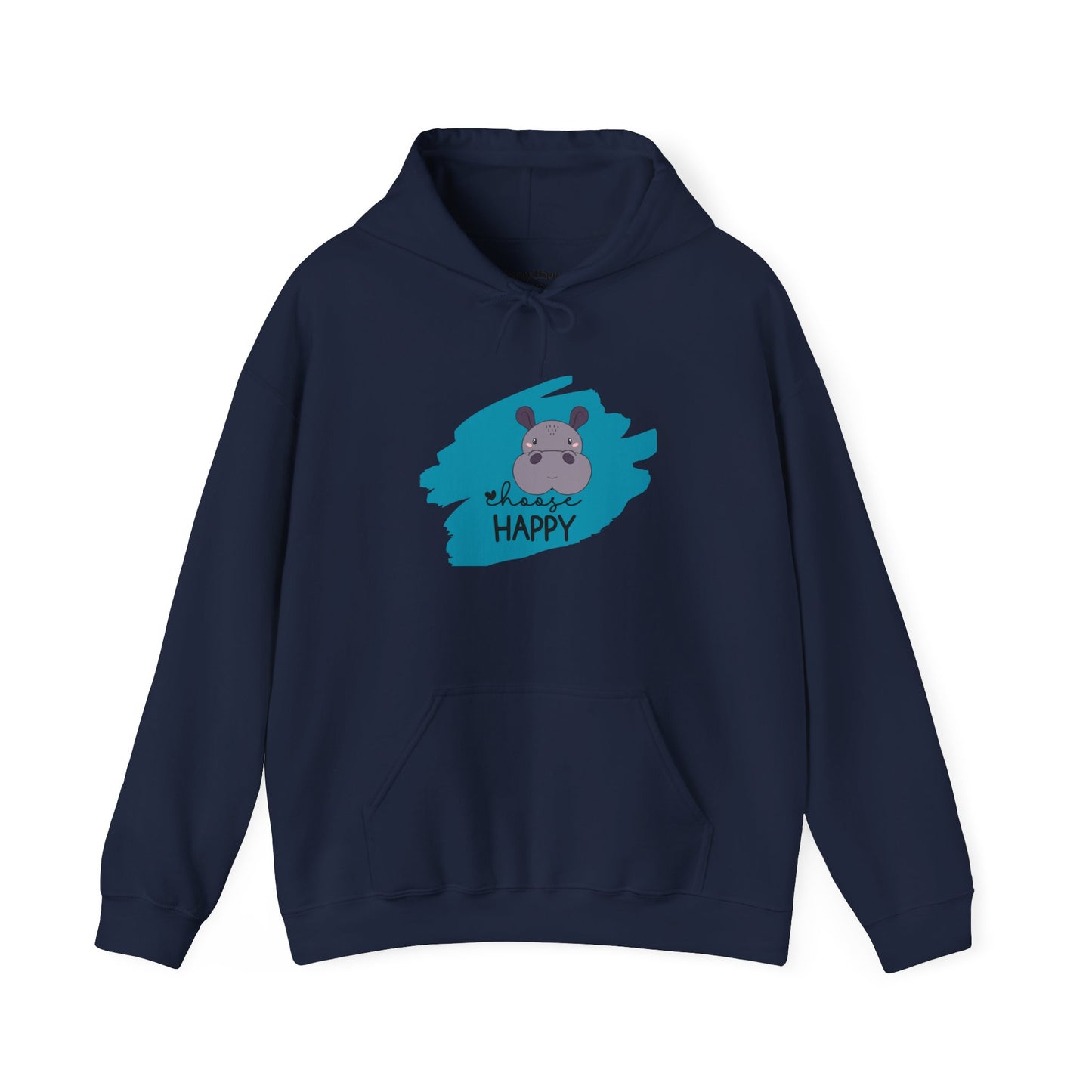 Hooded Sweatshirt - Choose Happy Choose Comfy