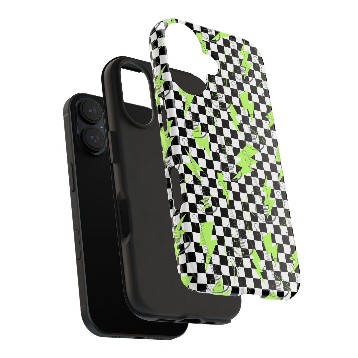 Phone Case - Lightening Guitar Rock the Day Design