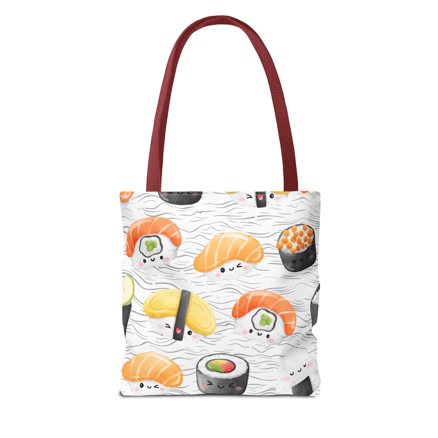Cute Sushi Pattern Tote Bag - Perfect for Food Lovers