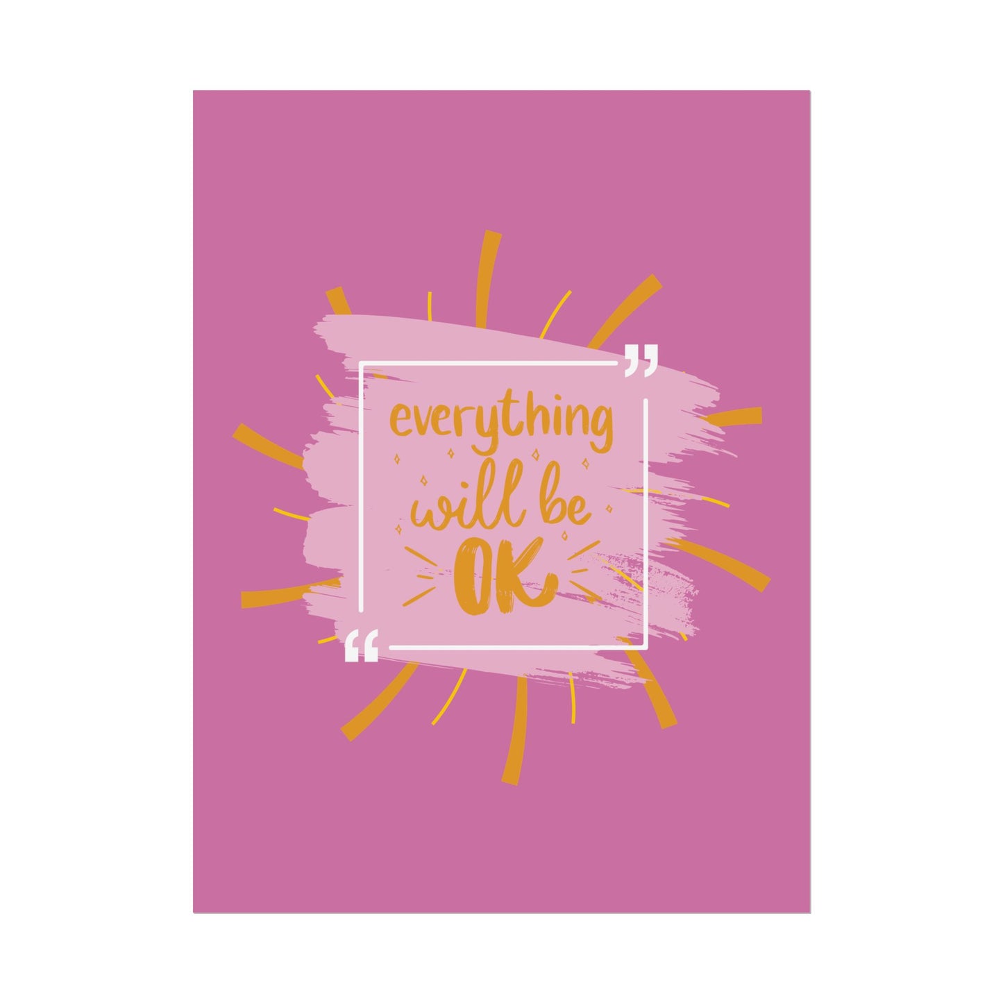 Everything Will Be Ok -Poster