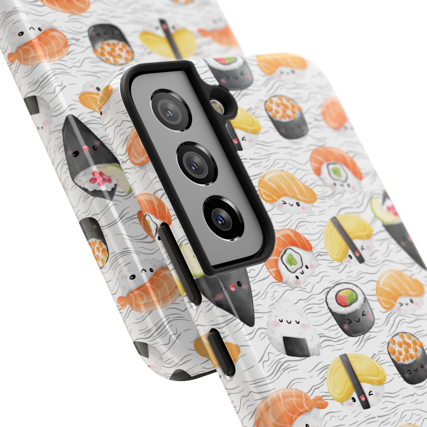 Cute Sushi Tough Phone Case - Durable and Stylish Design for Food Lovers
