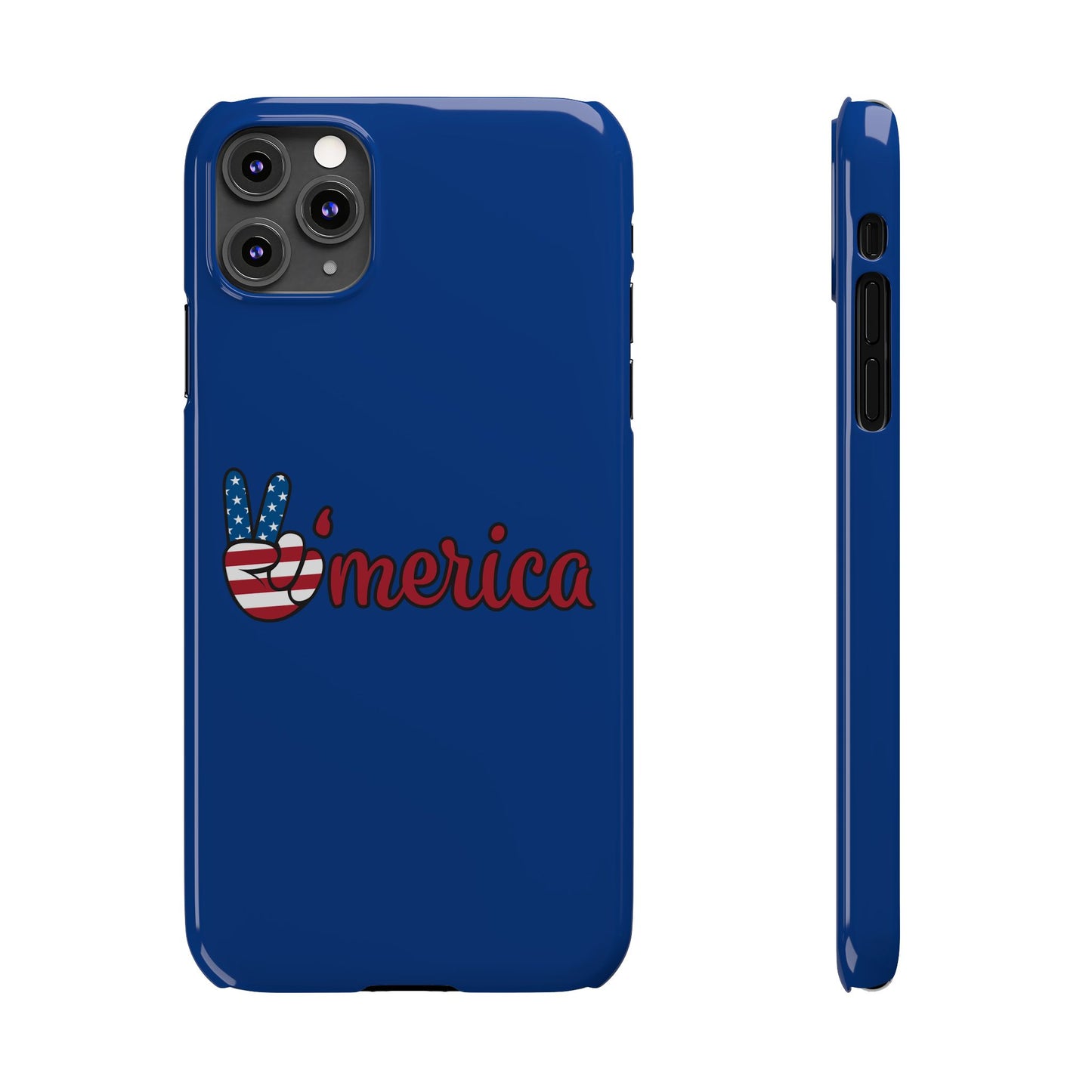 Slim Phone Case - 'Merica Design, Patriotic Phone Cover for Independence Day, 4th of July, USA Pride, Gift for Americans