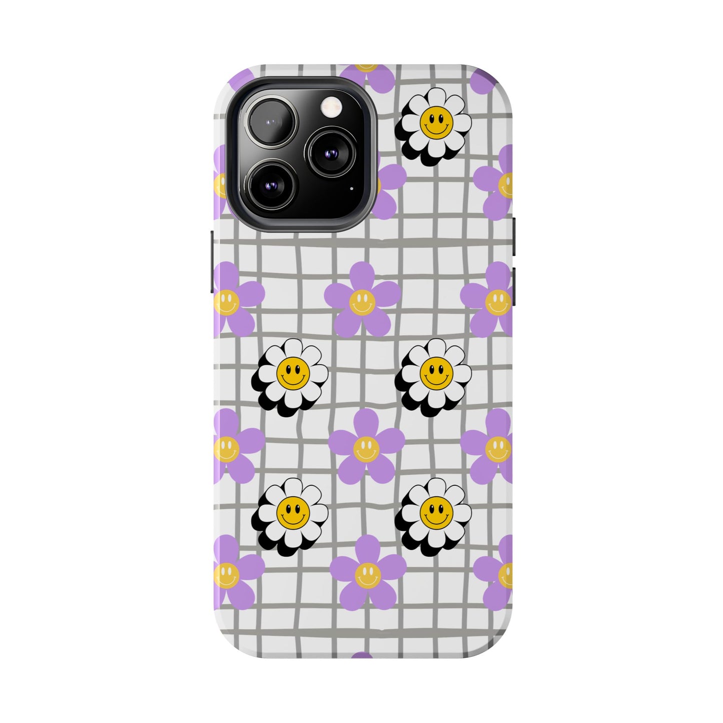 Phone Case - Flower Smiley Design