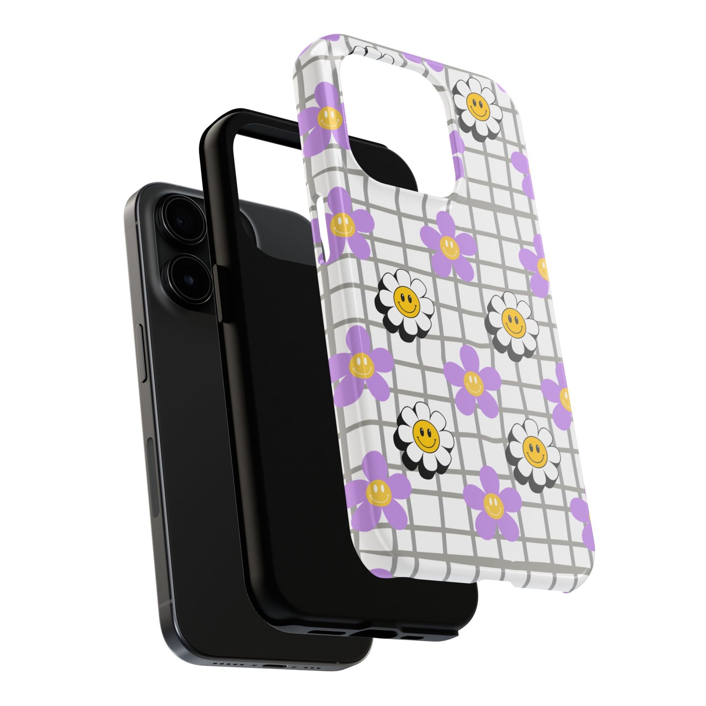 Phone Case - Flower Smiley Design