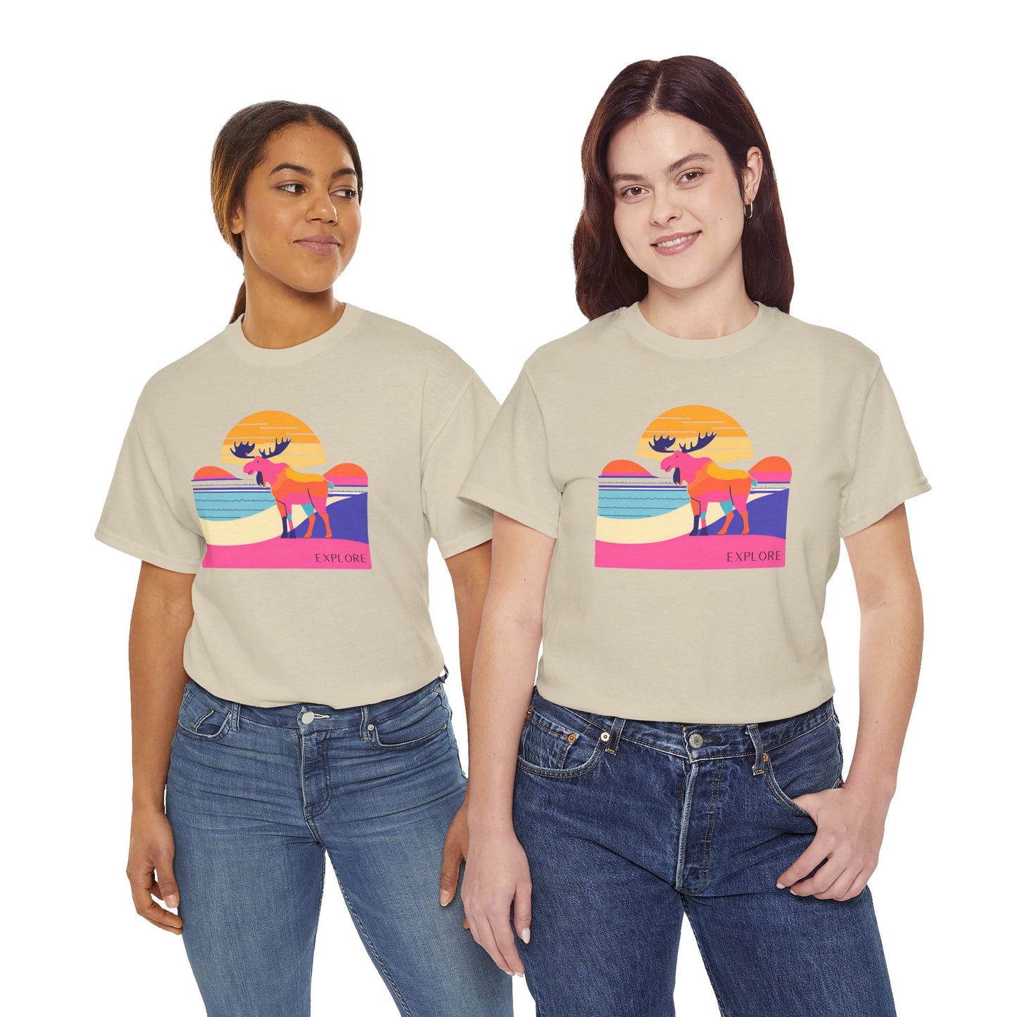 Explore Moose Tee - Adventure Lovers