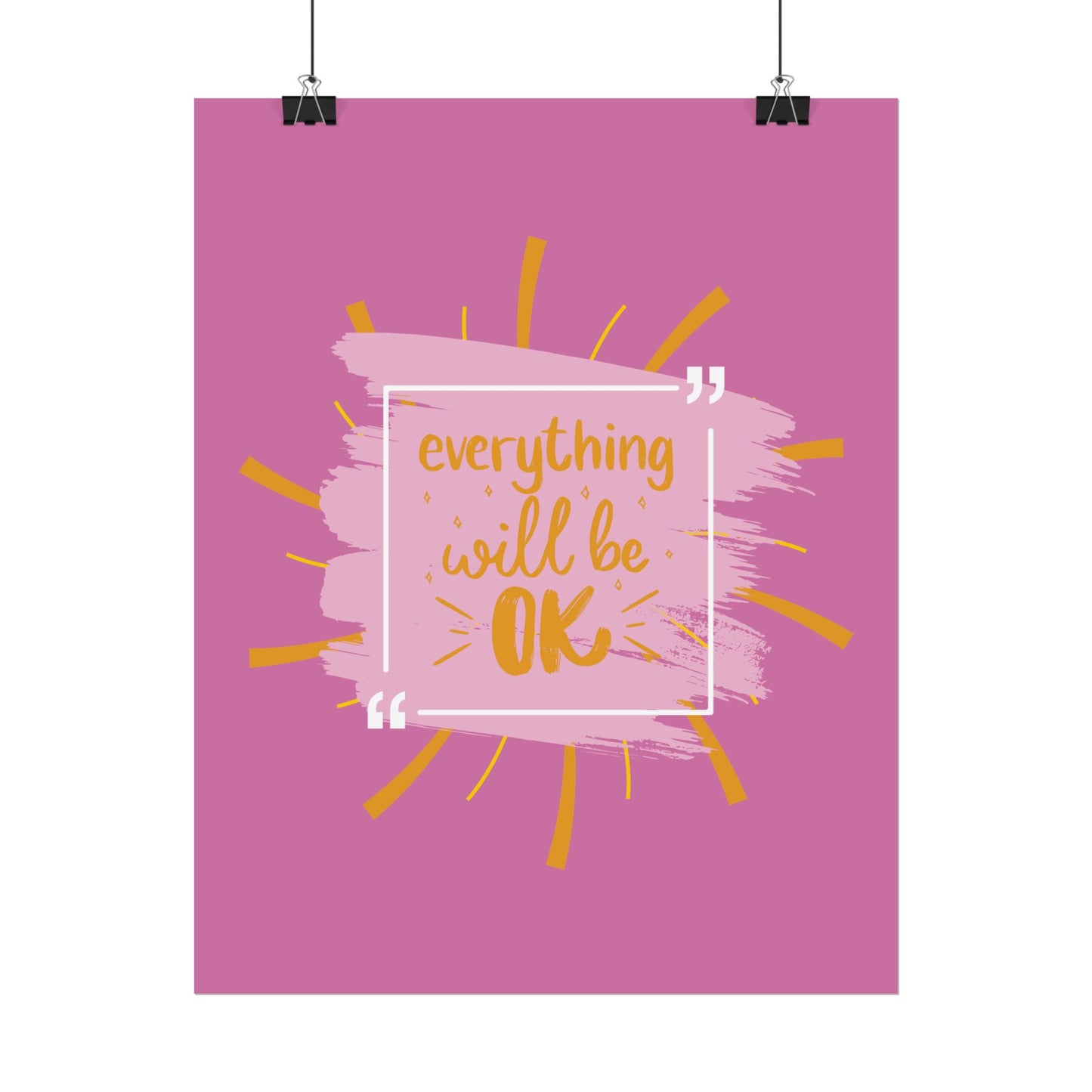 Everything Will Be Ok -Poster