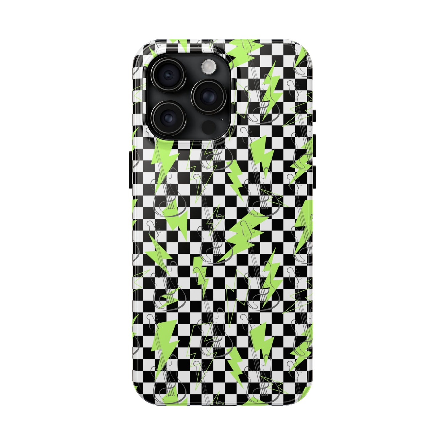 Phone Case - Lightening Guitar Rock the Day Design