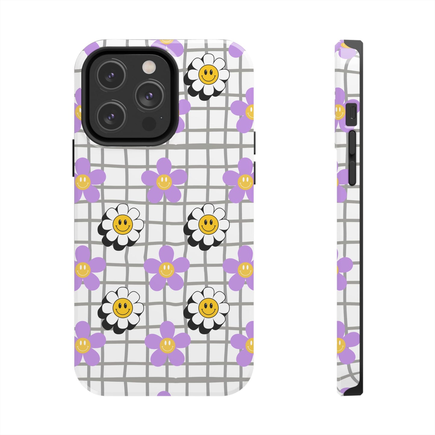 Phone Case - Flower Smiley Design