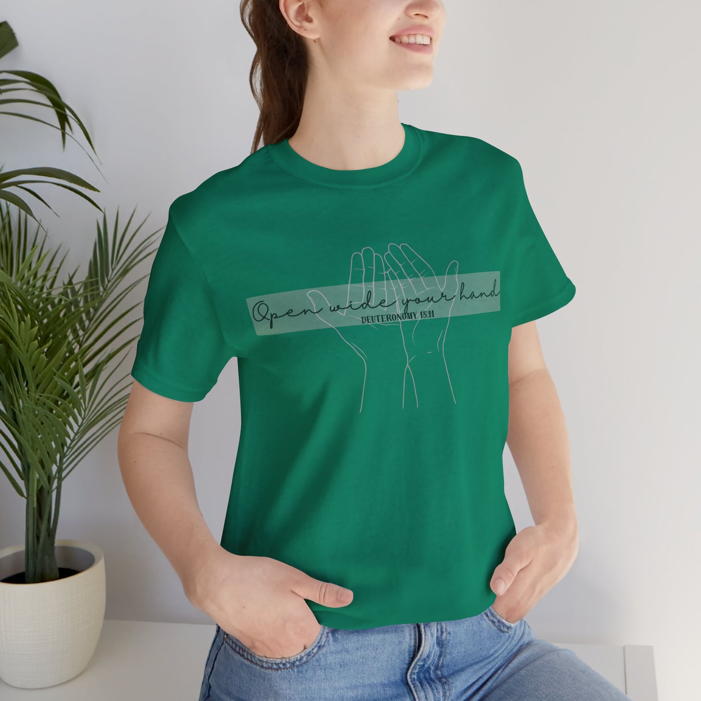 Open Wide your Hand - Christian Apparel