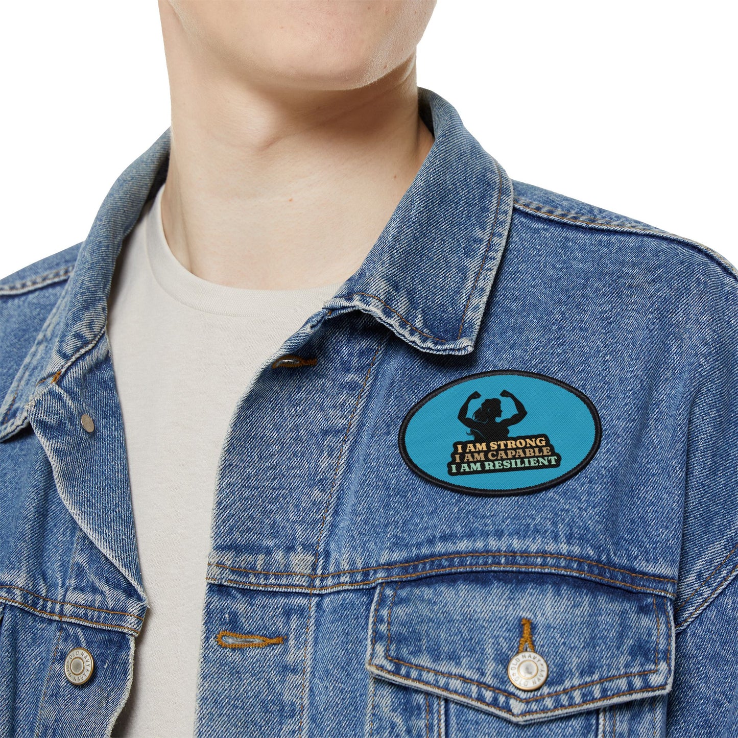 Iron-On Patches - Positive Affirmation, I am Strong