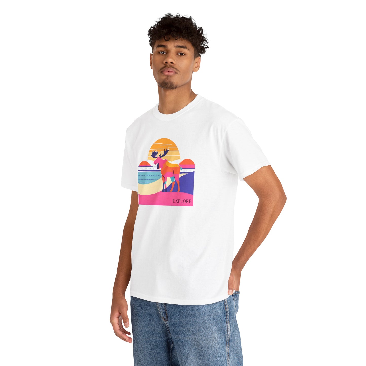 Explore Moose Tee - Adventure Lovers