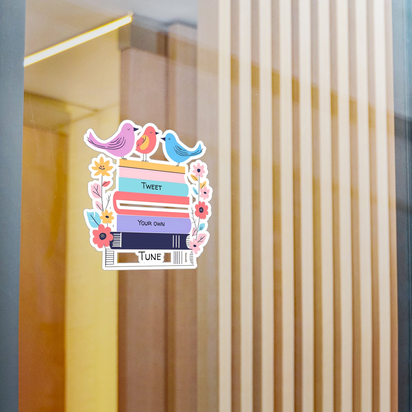 Tweet Your Own Tune-Vinyl Decal sticker