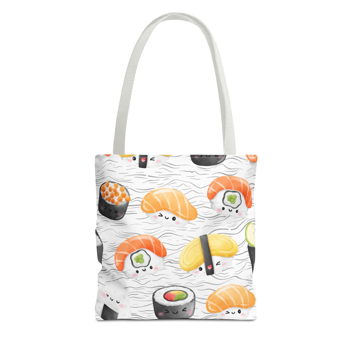 Cute Sushi Pattern Tote Bag - Perfect for Food Lovers