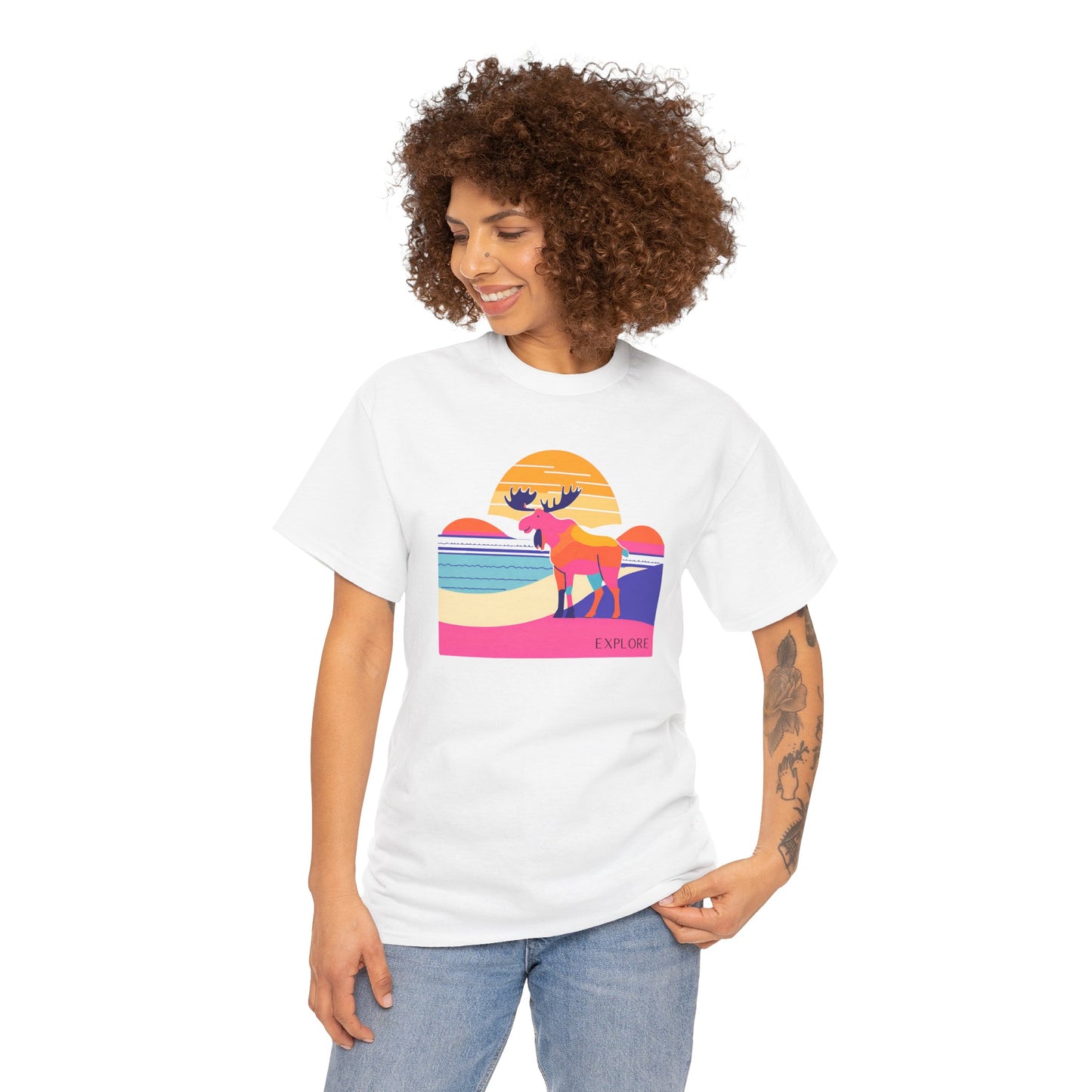 Explore Moose Tee - Adventure Lovers