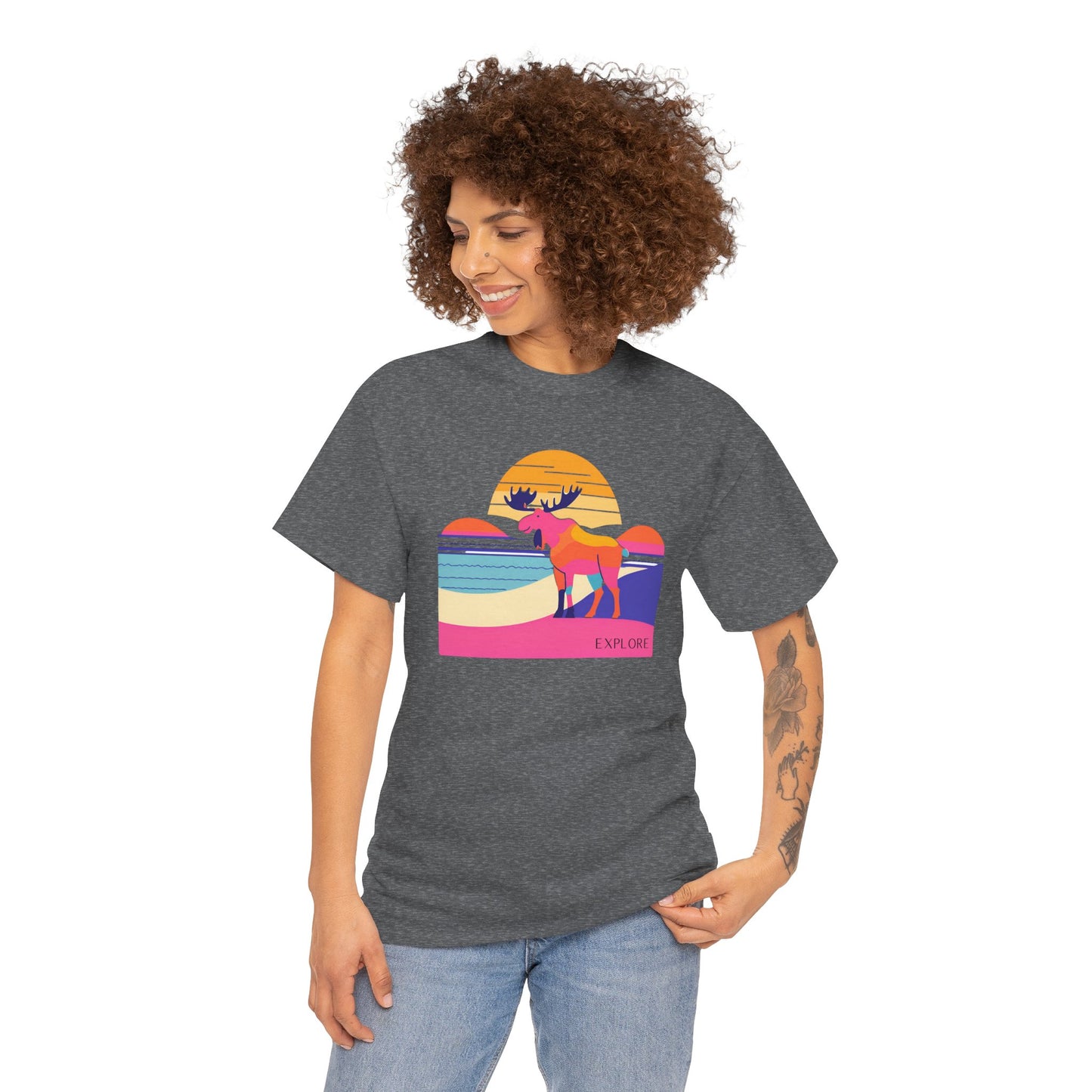 Explore Moose Tee - Adventure Lovers