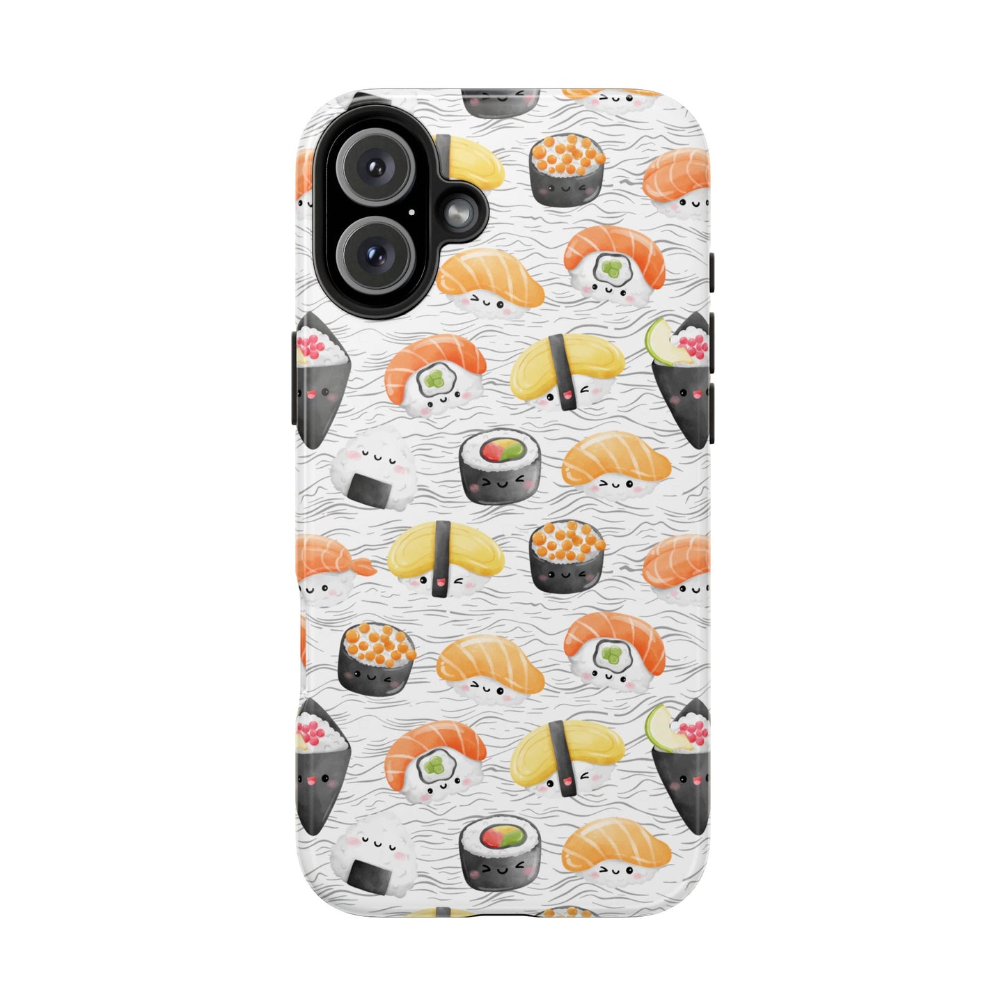 Cute Sushi Tough Phone Case - Durable and Stylish Design for Food Lovers