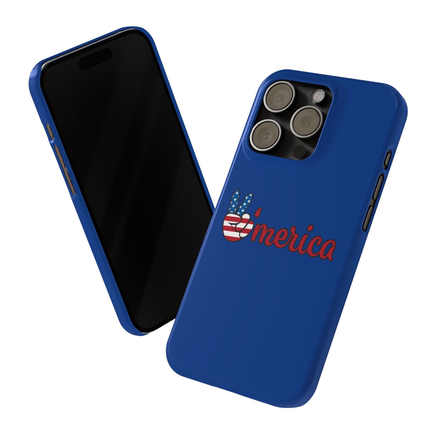 Slim Phone Case - 'Merica Design, Patriotic Phone Cover for Independence Day, 4th of July, USA Pride, Gift for Americans