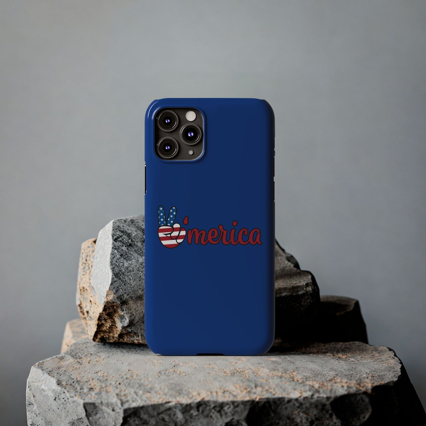 Slim Phone Case - 'Merica Design, Patriotic Phone Cover for Independence Day, 4th of July, USA Pride, Gift for Americans