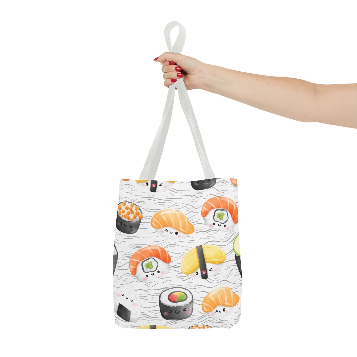 Cute Sushi Pattern Tote Bag - Perfect for Food Lovers