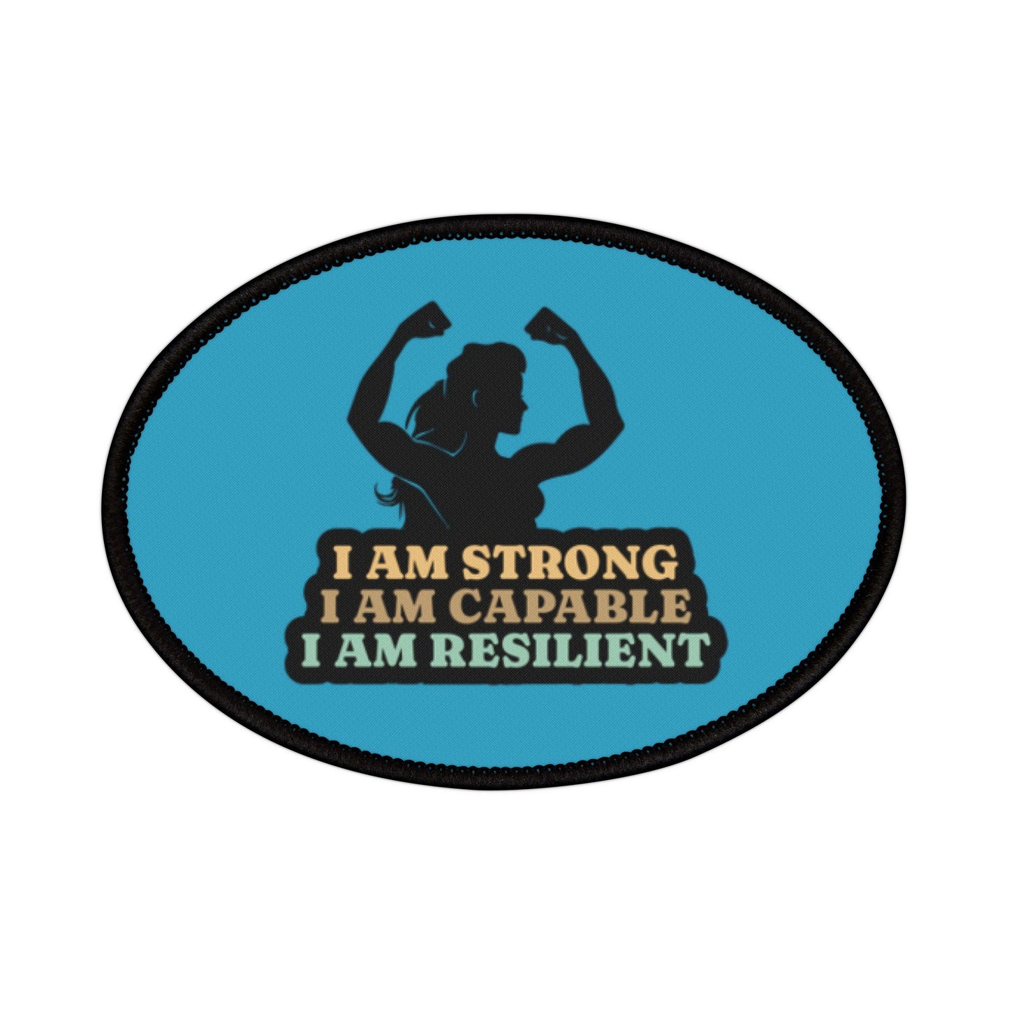 Iron-On Patches - Positive Affirmation, I am Strong