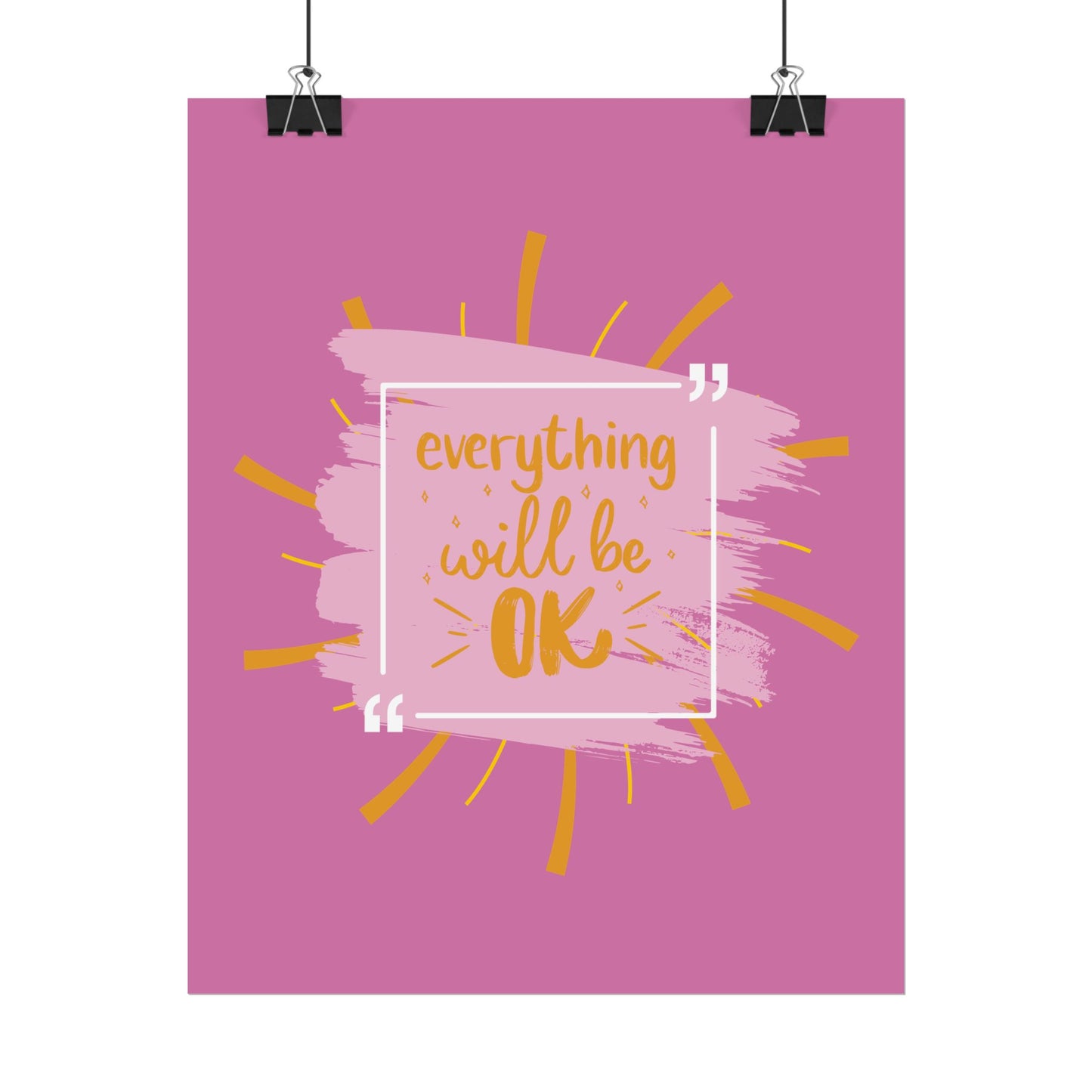 Everything Will Be Ok -Poster
