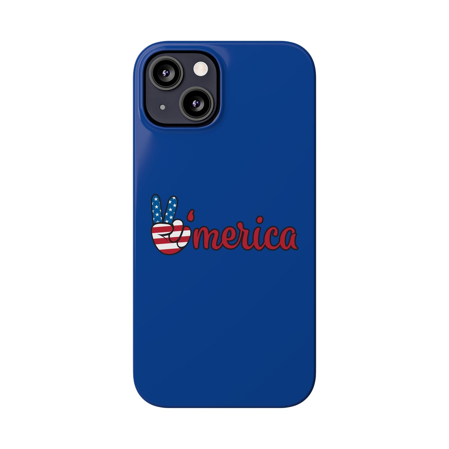 Slim Phone Case - 'Merica Design, Patriotic Phone Cover for Independence Day, 4th of July, USA Pride, Gift for Americans