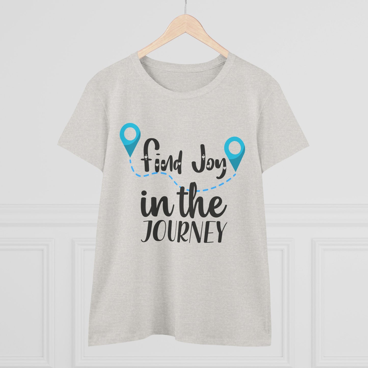 Cotton Tee - Find Joy in the Journey Graphic Shirt
