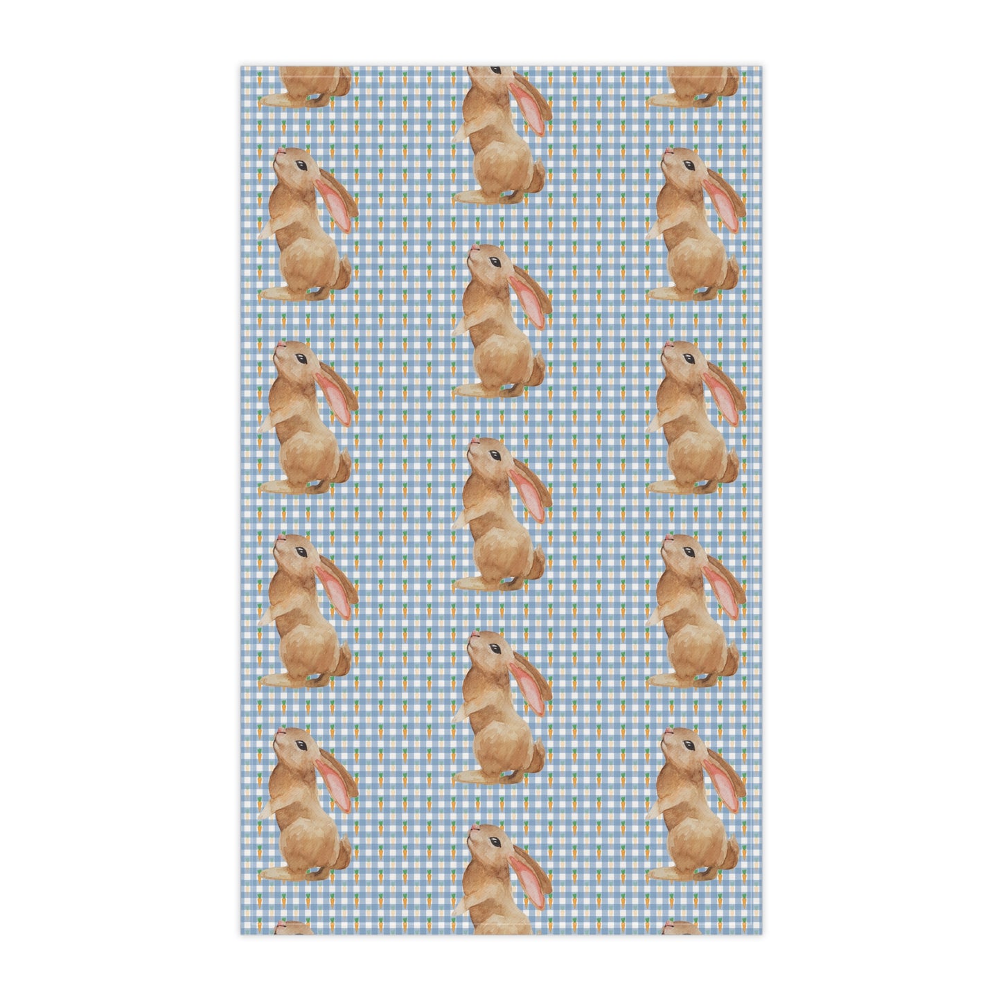 Adorable Bunny Design Cotton Tea Towels for Spring Decor