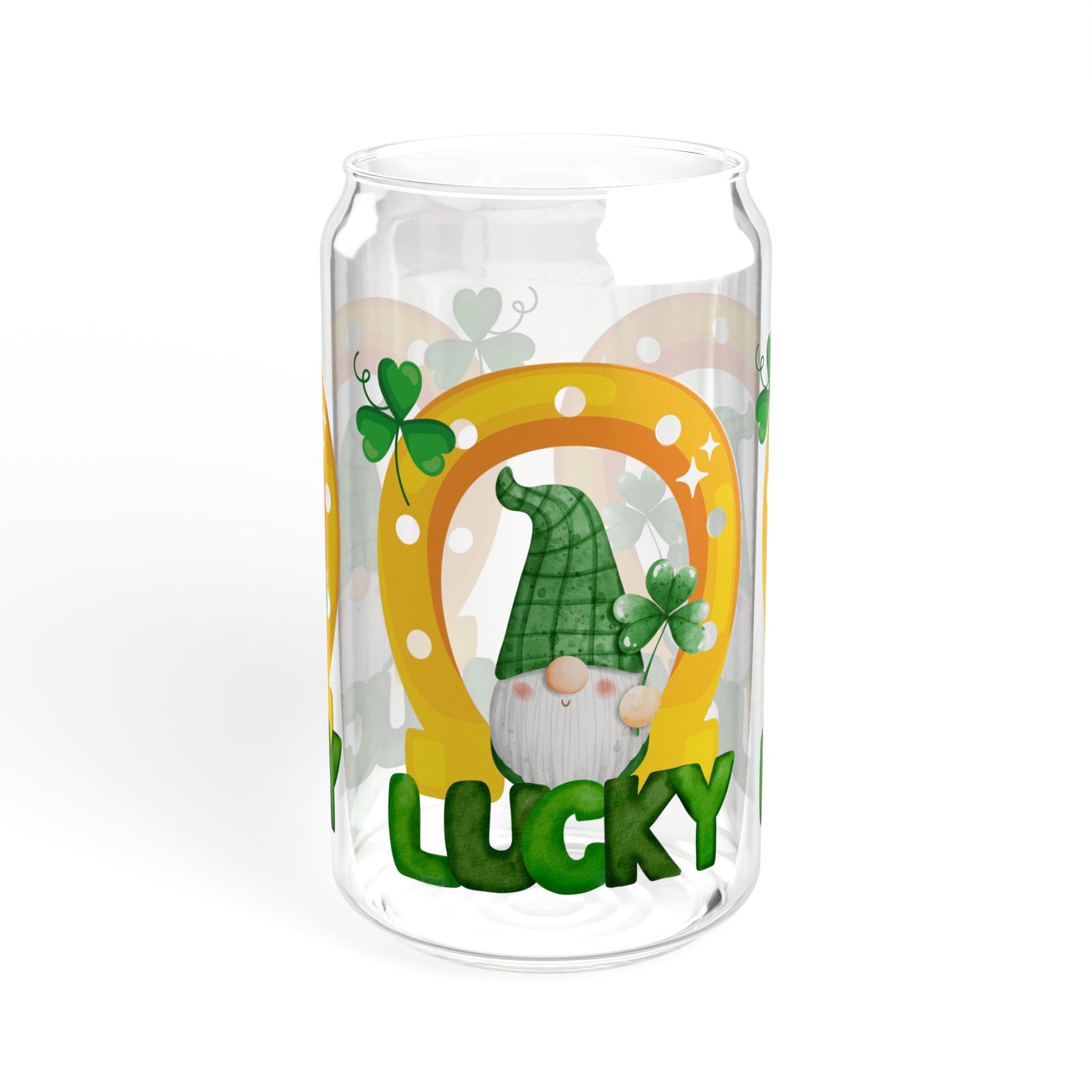Lucky Gnome 16oz Sipper Glass