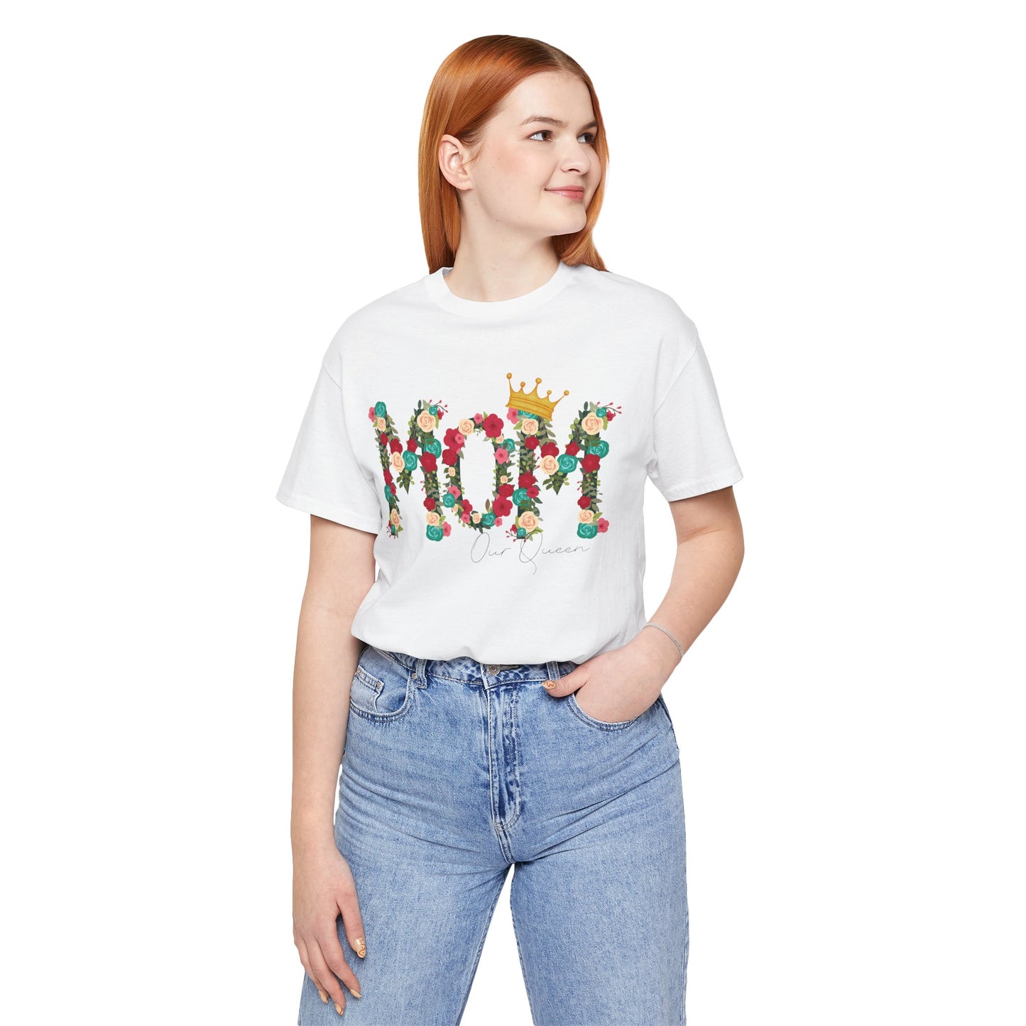 Floral Mom Queen T-Shirt - Mother's Day Gift