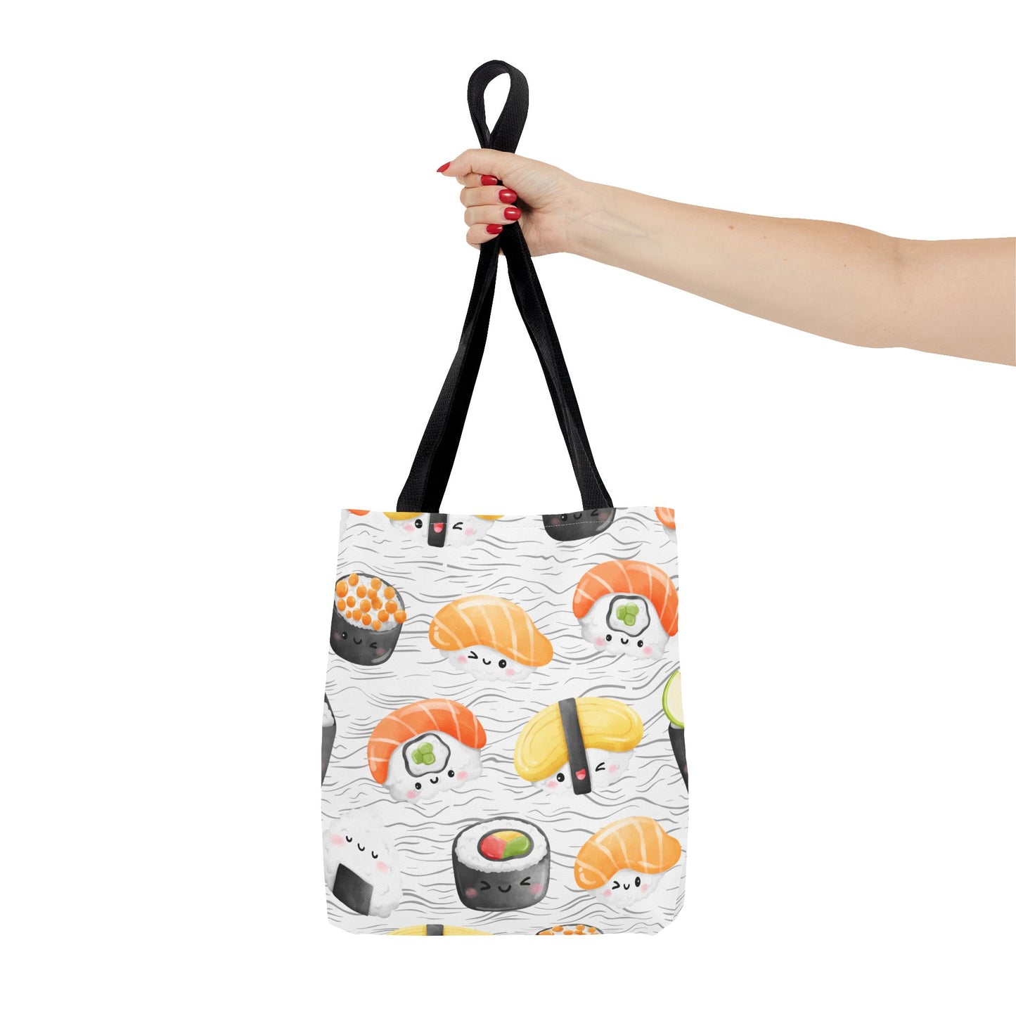 Cute Sushi Pattern Tote Bag - Perfect for Food Lovers