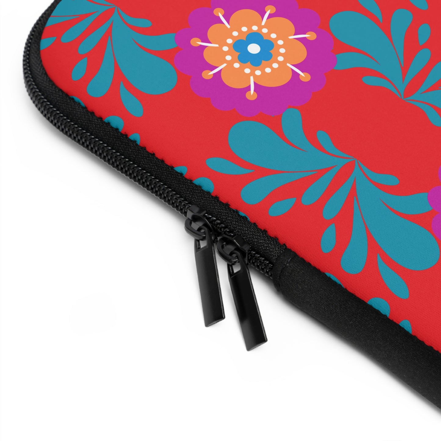 Colorful Floral Laptop Sleeve, Vibrant Tech Accessory for Students