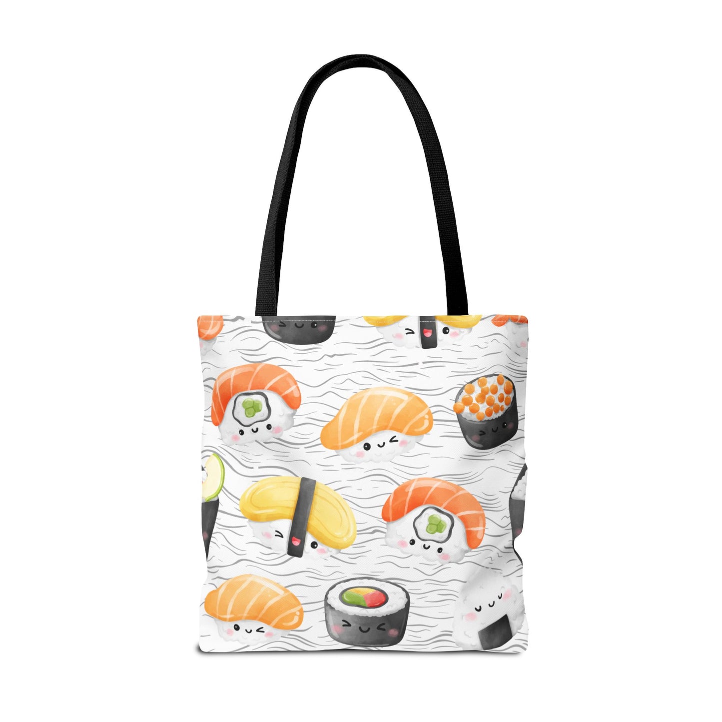 Cute Sushi Pattern Tote Bag - Perfect for Food Lovers