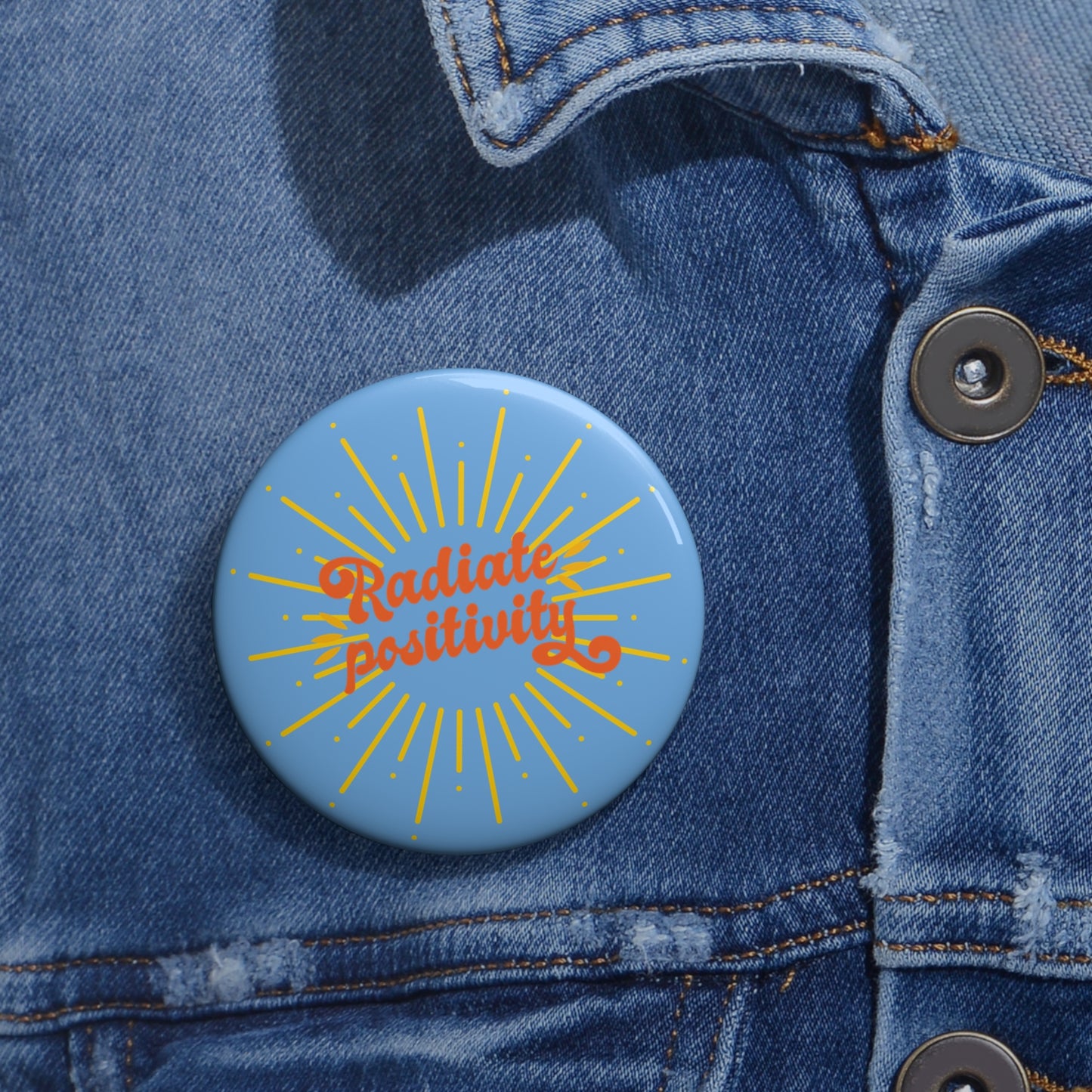 Radiate Positivity Classic button
