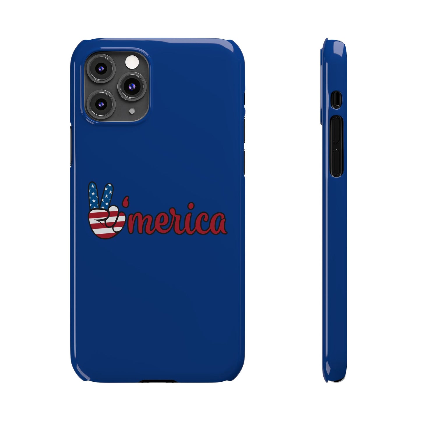 Slim Phone Case - 'Merica Design, Patriotic Phone Cover for Independence Day, 4th of July, USA Pride, Gift for Americans
