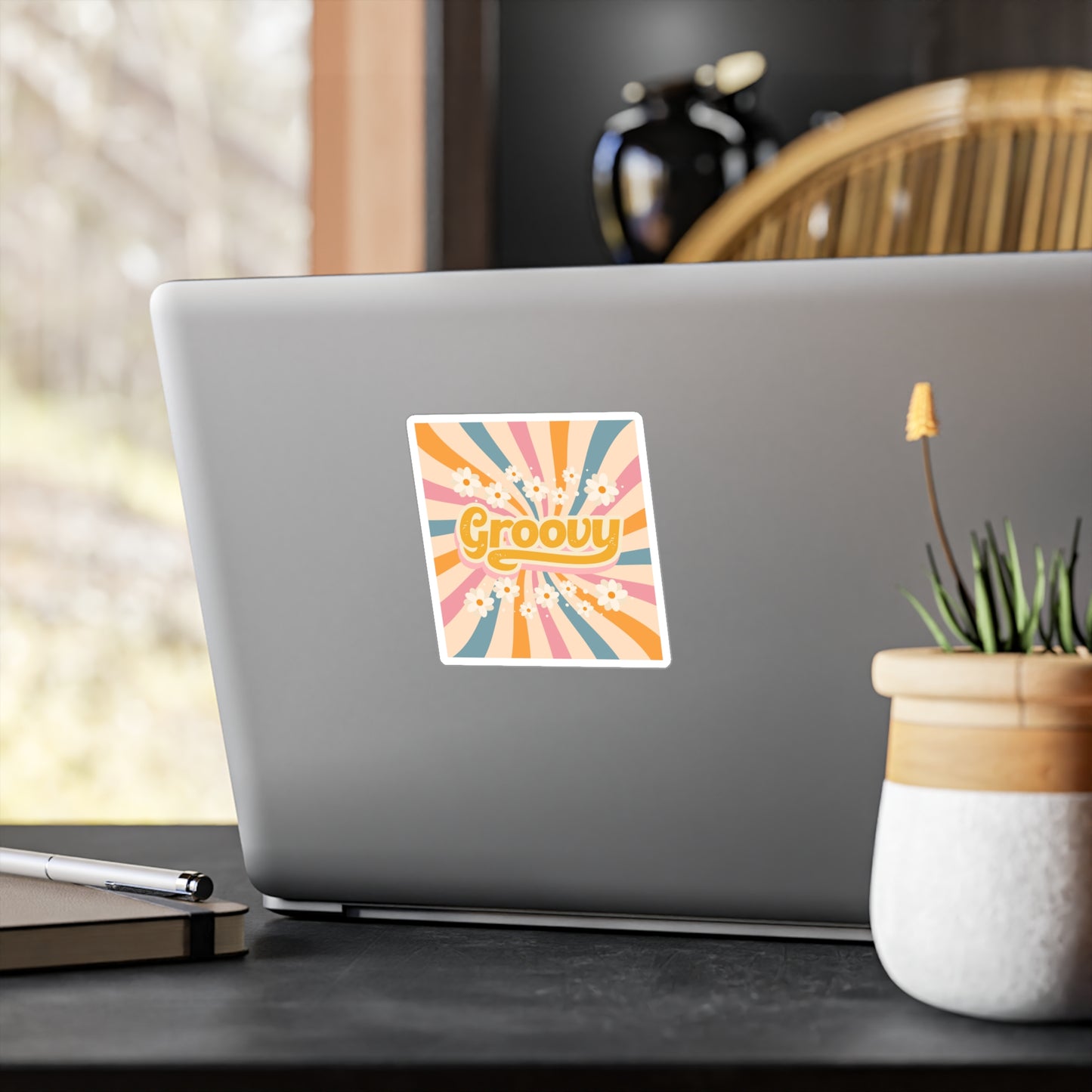 Vinyl Decal - Groovy Neutral Color Sticker