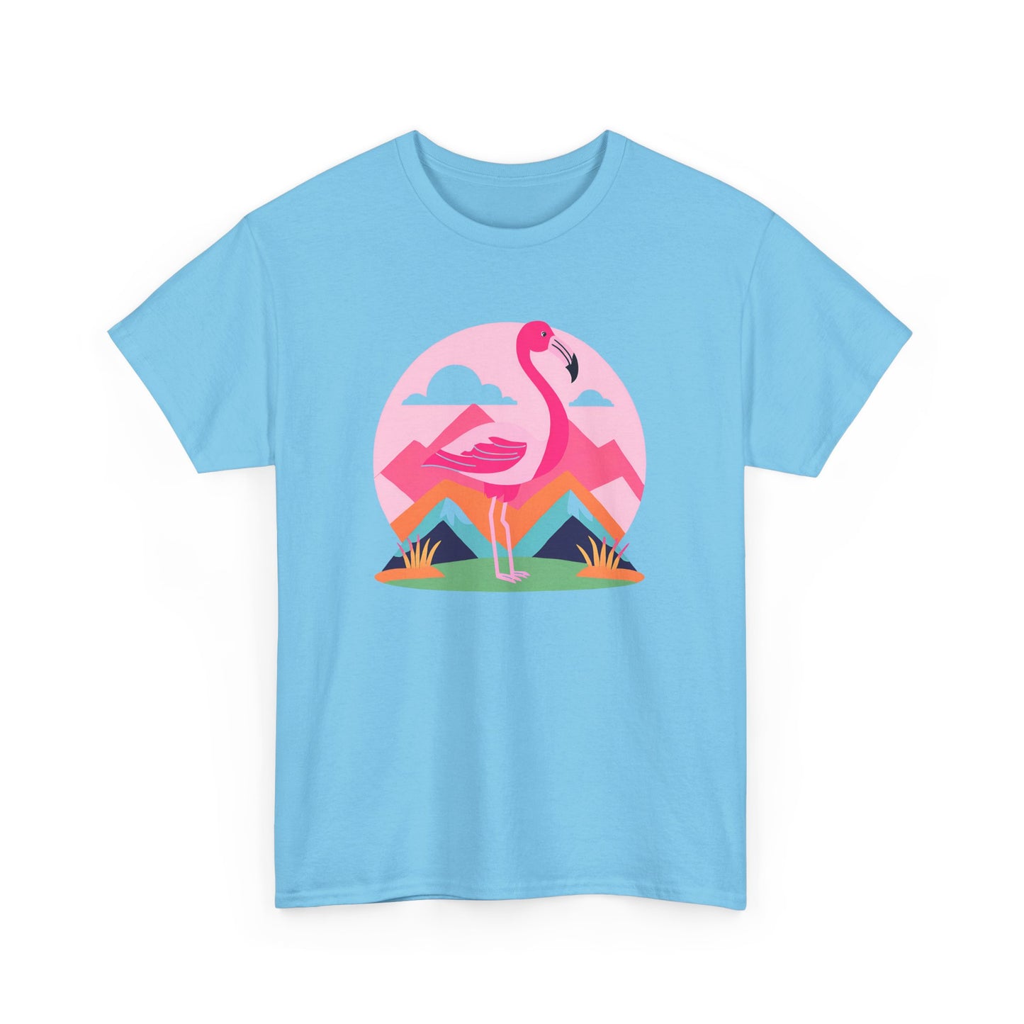 Flamingo Tee- Cotton T-shirt