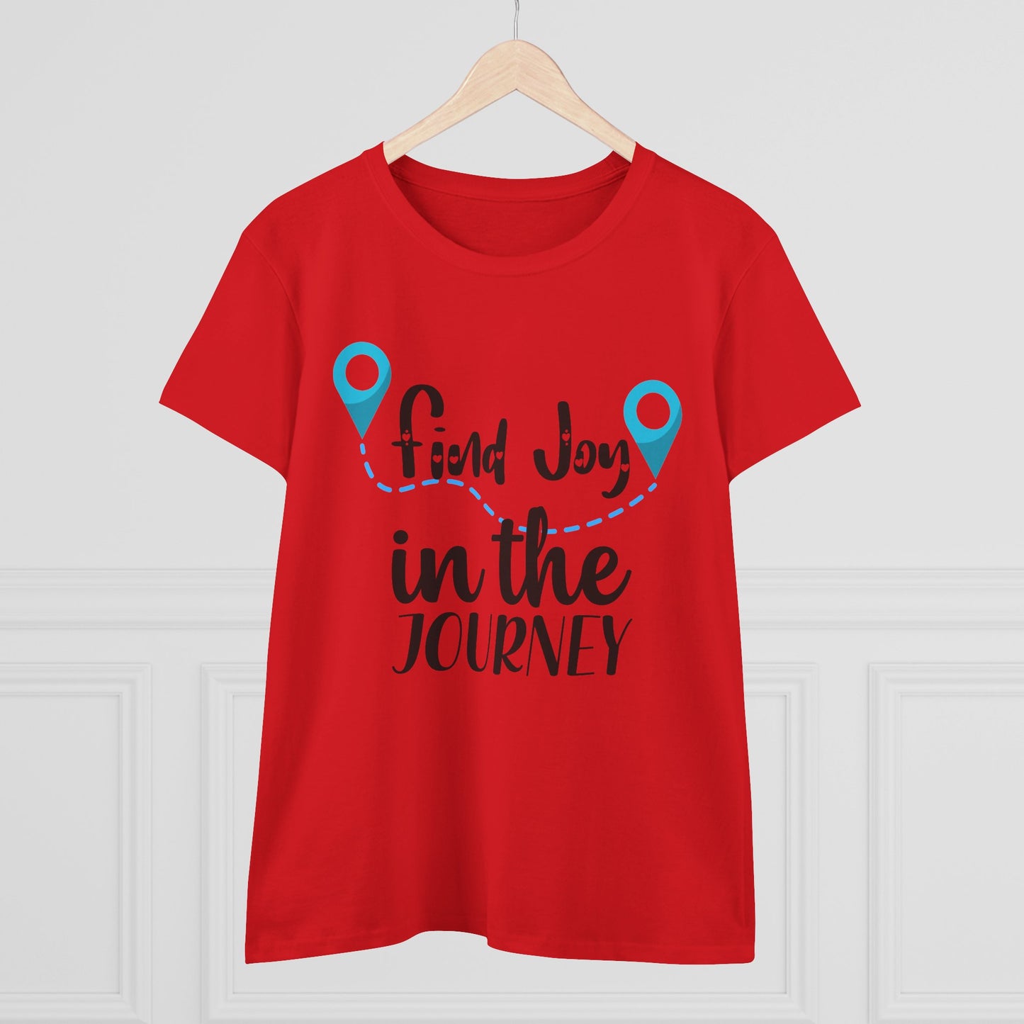 Cotton Tee - Find Joy in the Journey Graphic Shirt