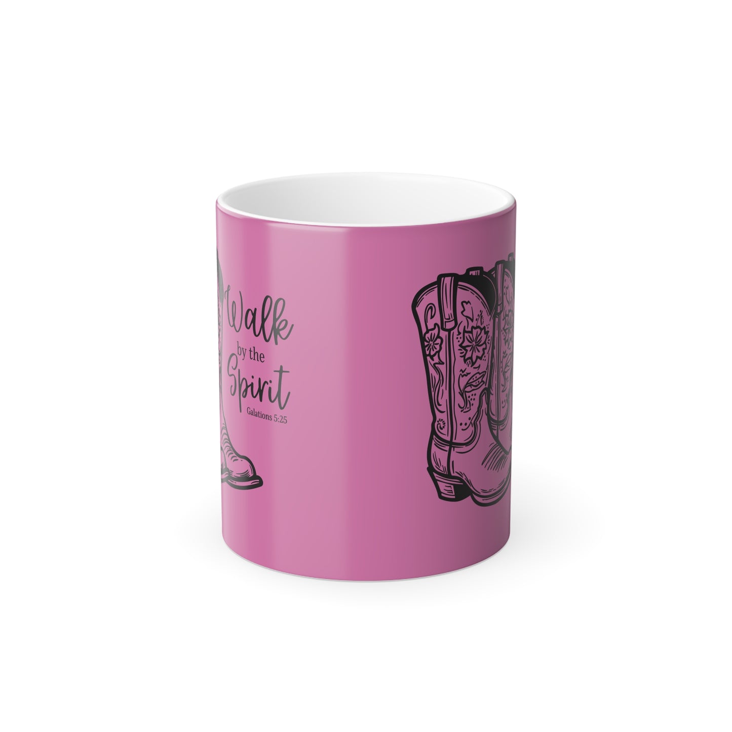 Color Changing Mug Galatians 5:25 Walk by the Spirit Design - 11oz