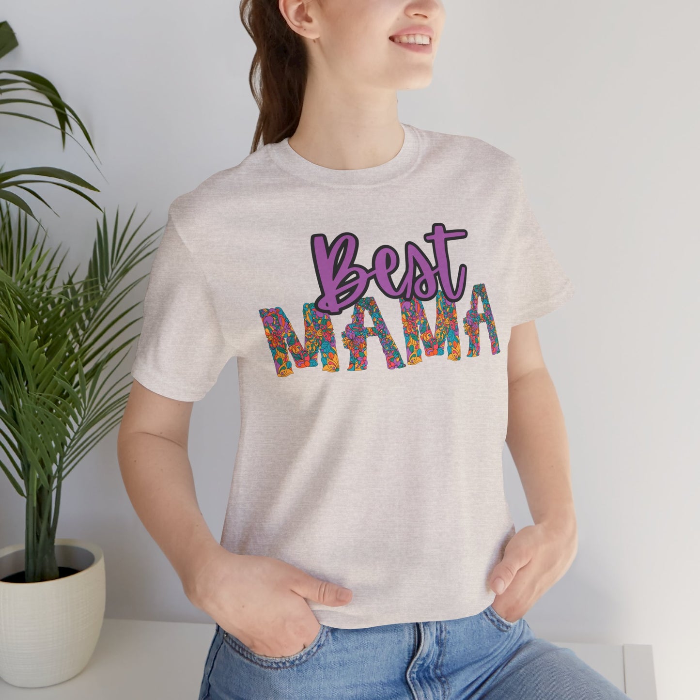 Floral 'Mama' Tee