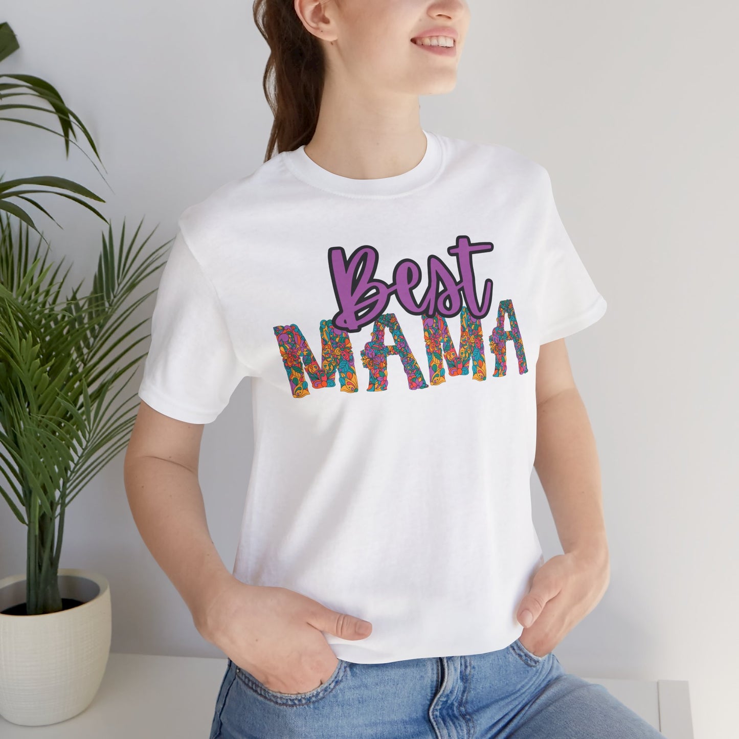 Floral 'Mama' Tee